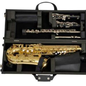 Wiseman | Professional Series Alto Saxophone Case (also holds flute and clarinet)